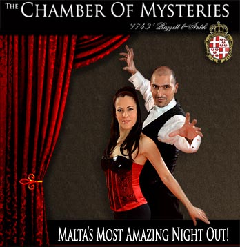 Chamber Of Mysteries Dinner SHow Malta