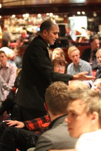 Brian Role doing his Close Up Magic on a cruise ship