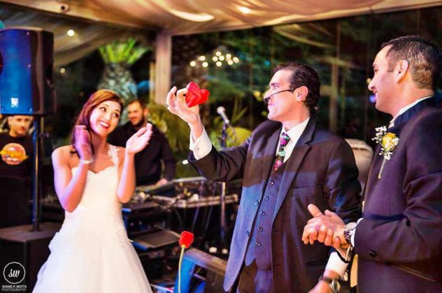 A special performance for a special Bride and Groom